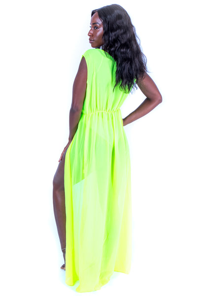 CH 20008 - Long Neon Dress